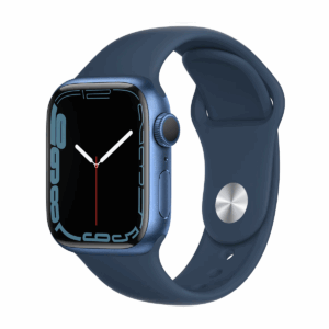 Watch Series 7, GPS + Cellular, 45mm,  Blue Aluminium, Abyss Blue Sport Band