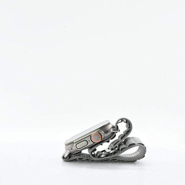 Watch Ultra 2 GPS+ Cellular 49 mm, Natural Titanium Case,Olive Alpine Loop - imagine 3