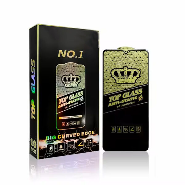 Folie de sticlă 6D Black Crown compatibilă cu S24 Ultra/S24