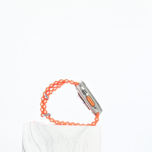 Watch Ultra 2 GPS+Cellular 49 mm,  Natural Titanium Case, Orange Ocean Band - imagine 4