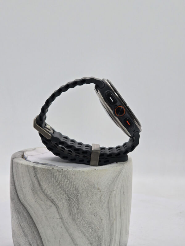 Galaxy Watch Ultra GPS+ Cellular Titanium Silver, Dark Gray Band - imagine 4