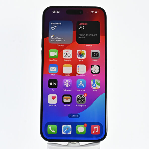 APPLE iPhone 15 Pro Max 256GB blue titanium ca nou - imagine 3