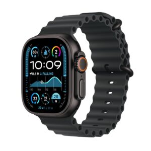 APPLE Watch Ultra 2 GPS+ Cellular 49mm, Black Titanium Case, Blue Band 64GB black titanium ca nou