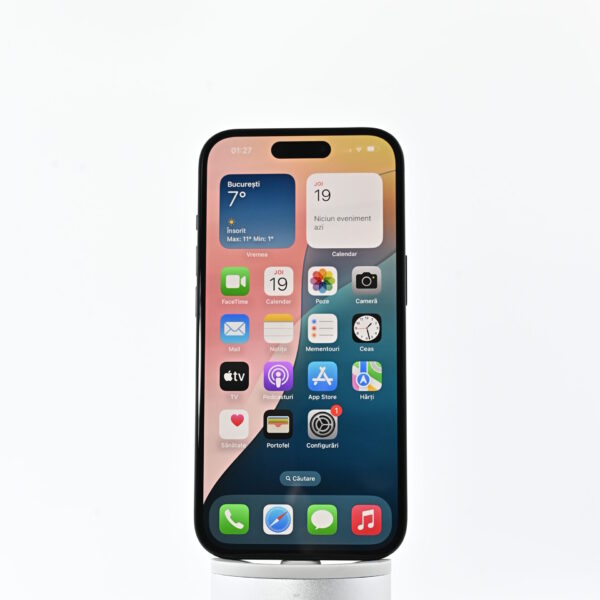 APPLE iPhone 15 nou desigilat 256GB black - imagine 2