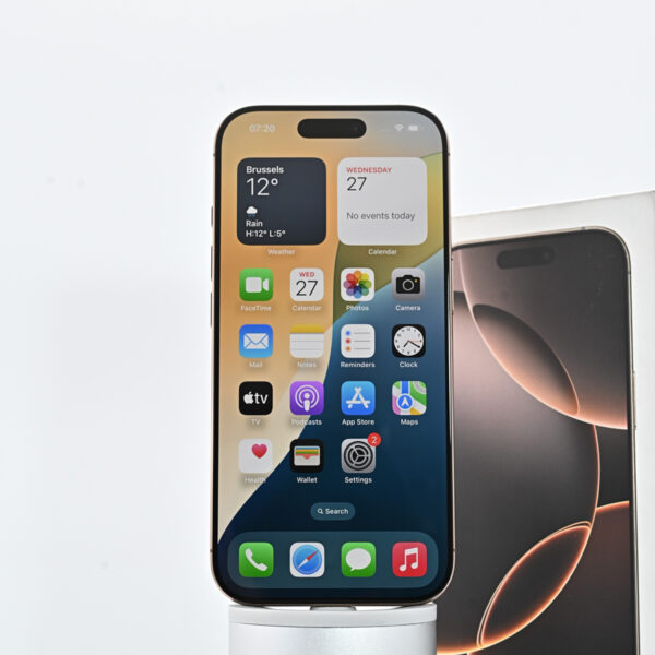 APPLE iPhone 16 Pro Max 256GB desert titanium ca nou - imagine 3